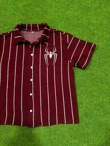 ผ้าฝ้ายพรีเมียม 100% สำหรับเสื้อเชิ้ต ปิเก้ แขนสั้น ทรงทางการ คอปกคลาสสิก กันยับ สวมใส่สบาย ทรงพอดีตัว ลายพิมพ์สำหรับใส่ทุกวัน - Product Image 3