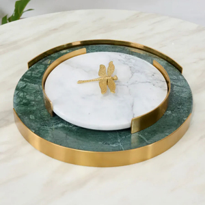 Luxury Modern <b>Marble</b> Serving <b>Tray</b> Best Quality Home Decor Art Factory Direct Wholesale Low Pricing Holiday Seller Guaranteed - Product Image 4