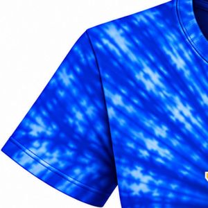 CustomWomen’s <b>Tie</b> <b>Dye</b> Tee <b>Shirt</b> Cotton Blend Casual Printed Top Colorful Design Summer Clothing For Women - Product Image 5