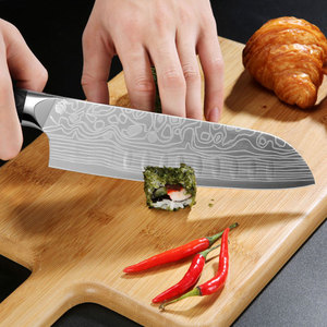Couteau de chef en acier inoxydable robuste, outil professionnel de préparation alimentaire pour cuisines commerciales et domestiques - Product Image 6