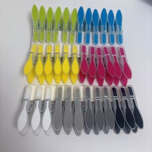 Mollette per Bucato in Plastica PP Resistenti con Impugnatura Morbida in Gomma, Clip Robuste per Stendibiancheria - Product Image 1
