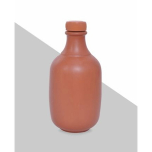 Botella de Agua de Barro Portátil, Ecológica, de Diseño Rústico y Hecha a Mano, con Gran Capacidad para Uso en Exteriores y Viajes - Product Image 3