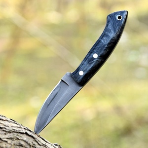 Couteau de Bushcraft en Acier 1095 avec Manche en Résine - Couteau de Chasse à Lame Fixe Full Tang de 8,4 pouces avec Étui, Personnalisable OEM, Vente en Gros - Product Image 4