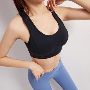 Wholesale Custom Logo High Impact Womens Sports <b>Bra</b> Shockproof Yoga Gym Workout <b>Bra</b> Beautiful Back Fitness Activewear Support - Product Image 4