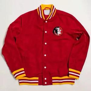 Wholesale Custom Logo Baseball Jacket Plus Polyester <b>Quilted</b> Lining <b>Wool</b> Shell PU Leather Sleeve Varsity Jackets - Product Image 3
