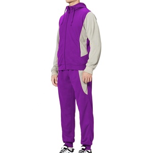 2 Piece Set Logo Custom Color Full Zip Tracksuit Hoodie Jogger Streetwear Men Designer Color Tracksuit Sweater Clothing - Product Image 4