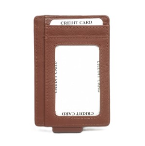 Portefeuille en cuir véritable tanné végétal VT vintage avec clip magnétique pour cartes, unisexe, pour hommes et femmes, vente en gros, export - Product Image 5
