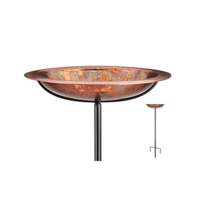 Bebedero para Pájaros de Metal Elegante y Personalizable para Decoración de Jardín y Actividades Diarias de Alimentación de Aves Pequeñas al Aire Libre - Product Image 1
