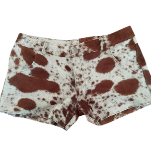 New Style Unique Design High Quality Men Cowhide <b>Leather</b> <b>Shorts</b> Casual Solid Color Slim Fit Breathable Quick Dry Elastic Waist - Product Image 3