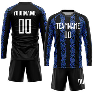 Conjunto de Uniforme de Fútbol Personalizado, Diseño de Camiseta de Fútbol con Nombre y Número Impresos, Secado Rápido, Patrón Moderno - Product Image 4