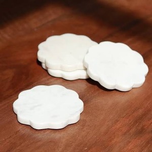 Lot de sous-verres en marbre en promotion pour la protection de table, sous-verres en pierre naturelle avec finition pour boissons chaudes et froides, fournisseur en gros - Product Image 2