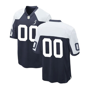 เสื้อฟุตบอลอเมริกันแบบ OEM ODM ผลิตตามสั่ง พร้อมงานปักและงานพิมพ์ - Product Image 1