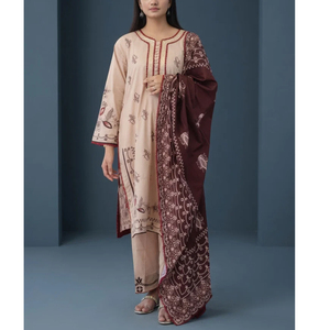High Embroidered Women Shalwar Kameez Branded Style Women Shalwar Kameez Dupatta Set Wholesale - Product Image 1
