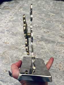 Soporte para Calcetines Navideños con Diseño de Copo de Nieve en Metal Mixto • Gancho Resistente para Chimenea con Calcetines de Fieltro - Product Image 2