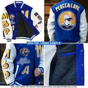 Splendid Apparel Custom Punk Streetwear Winter Varsity <b>Jacket</b> <b>Men</b> <b>White</b> Pink Skull Heart Print Digital Printed Plus Size - Product Image 4