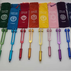 Juego de Diapasones Premium de 0.25 Hz Afinados Profesionalmente, Juego de 9 Chakras - Product Image 1