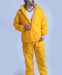 Chaqueta Deportiva de Primavera para Hombre, de Alta Calidad, Personalizada, con Capucha, Bloques de Color, Forro de Malla, Cierre de Cremallera, de Nailon - Product Image 5