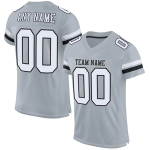 Maillot de football américain personnalisé pour hommes, jeunes et adultes, en polyester respirant, uniforme sportif, tenue d'équipe personnalisée - Product Image 1