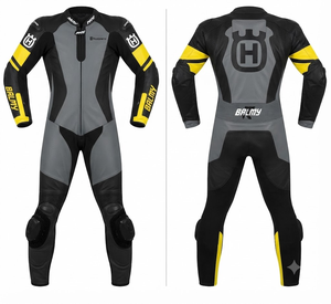 Traje de Carreras Personalizado para Hombre en Cuero Vacuno/Canguro, Mono de Una Pieza con Armadura de Nivel 2 CE, Hecho a Medida, Protección OEM - Product Image 1