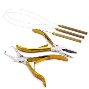 Premium Professional Salon Grade Stainless Steel Hair Extension <b>Tool</b> Kit for Tape-In Keratin Bond Styles Eco-Friendly Customized - Product Image 6