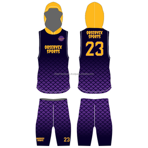 Quick Dry Comfortable Sublimation 7on7 Flag Football Uniform Compression Set Youth American Football 7v7 Flag Uniform Kit - Product Image 2