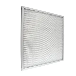 Factory direct sale En779 G4 Merv 2-8 Synthetic Fiber Flat Panel Customized MAU and AHU Air Filter