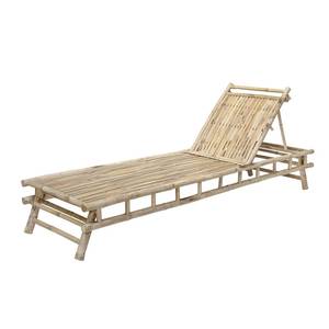 Chaise longue en bambou pliable et réglable pour l'extérieur et l'intérieur, idéale pour hôtels, villas et maisons – Vente en gros, OEM, ODM - Product Image 5