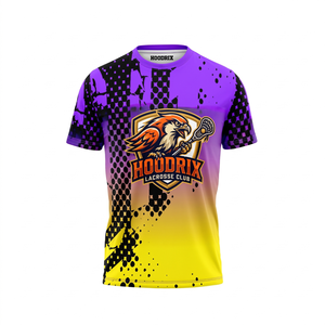Sublimated Custom Logo Lacrosse Shooting Shirt Practice Jersey Breathable Mesh Sportswear OEM Team Uniform Wholesale Price - Product Image 1