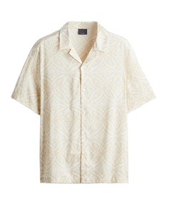 Regular Fit Resort Shirt Top Trending Hombres Marca personalizada Lyocell Super Soft Patterned Manga corta Comfort Wear @ Precio al por mayor - Product Image 1