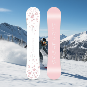 Juego de Tabla de Snowboard QYWX de Fibra de Carbono y Madera de Álamo para Mujer, Diseño Bidireccional y Versátil para Principiantes e <span class=keywords><strong>Intermedios</strong></span>, Esquí Freestyle - Product Image 4