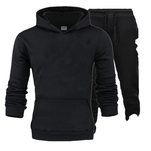 Survêtements pour hommes tendance streetwear, ensemble sportif élégant en deux pièces, tenue décontractée pour le jogging, tenue d'entraînement confortable, moderne - Product Image 5