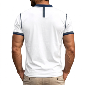 Camiseta Henley Moderna de Corte Atlético para Hombre – Ropa Urbana de Diseño de Alto Rendimiento - Product Image 2