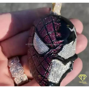 Colgante de Joyería de Diseño con Acabado Pulido de Alta Calidad y Estilo Hip Hop Urbano de Lujo - Product Image 4
