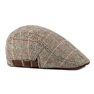 Gorra Newsboy de Tweed de Lana Personalizada con Etiqueta Privada, Gorra Baker Boy Retro, Gorra Newsboy Clásica de Tweed de Venta Caliente al por Mayor, Gorra Peaky con Logotipo Personalizado - Product Image 3