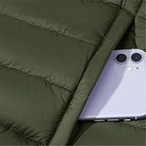 Chaqueta Acolchada Brillante Personalizada de Fabricante, Abrigo de Invierno Tipo Burbuja para Mujer, Hombre, Unisex, con Cierre, Cortavientos para Exteriores, Chaqueta Abrigada con Relleno de Plumón - Product Image 5