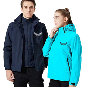 Unisex Long Canvas <b>Thin</b> Hooded Jacket Windproof Sporty Embroidered Logo Front Zipper Autumn Wear Solid Color Polyester Shell - Product Image 3