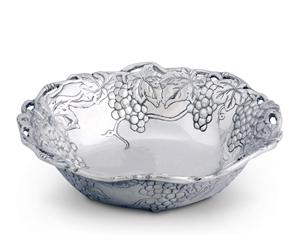 Modern Decorative Lacquered Silver Aluminium Grape Heart Coupe Mint and Candy Serving Tray Household Customized - Product Image 3