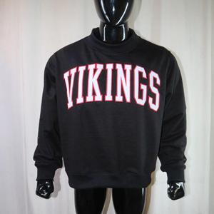 Sweat-shirts VIKINGS à col montant 450 GSM, broderie personnalisée avec nom, coupe ample et oversize, 100% coton molletonné French Terry - Product Image 4