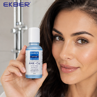 Sérum capillaire réparateur anti-démangeaisons à marque privée GHK-Cu + AHK-Cu, léger, pour le cuir chevelu, double peptides de cuivre, roll-on, huile capillaire AHK-Cu