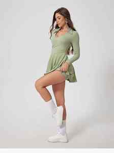 Uniforme de Tenis para Mujer, Falda y Top Deportivos, Ligeros, Transpirables, Flexibles, Dinámicos y Elegantes - Product Image 4