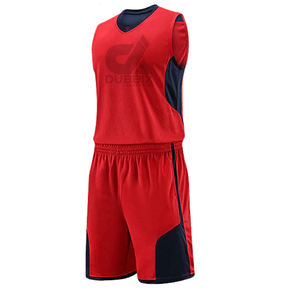 Ensembles de maillots de basket-ball pour hommes adultes 100% polyester Séchage rapide et antibactérien Motif 3D Sans manches Nom de l'équipe personnalisé Toutes saisons - Product Image 1