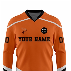 Fabricante de Uniformes de Hockey sobre Hielo Personalizados, Ropa Deportiva Transpirable para Equipos de Hockey, Sublimación Premium - Product Image 4
