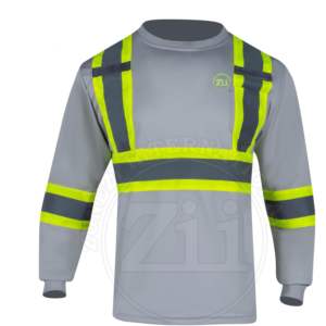 Vêtements de travail haute visibilité réfléchissants, classe 1 ANSI, imperméables, respirants, légers, avec éclairage LED, manches longues, blocs de couleur - Product Image 1