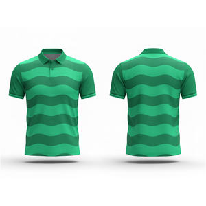 เสื้อโปโลพิมพ์ลายดิจิตอลแบบซับลิเมชั่น – เสื้อทีมพิมพ์ลายทนต่อการซีดจางสำหรับผู้ชาย ผู้หญิง และเยาวชน แห้งเร็ว ระบายอากาศได้ดี เหมาะสำหรับการเล่นกีฬา - Product Image 6