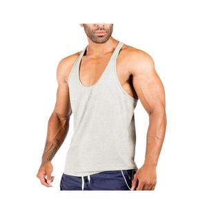 Camiseta sin Mangas Personalizable, Ecológica, Transpirable y de Secado Rápido para Hombre, Logotipo Personalizado al por Mayor, Camiseta sin Mangas de Poliéster/Algodón - Product Image 5