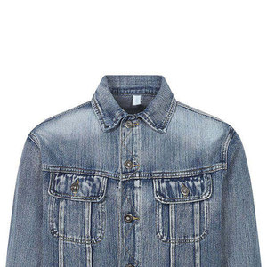 Chaquetas Vaqueras de Algodón de Color Sólido para Hombre, Diseño Personalizado, a la Moda, al Precio Más Bajo, con Servicio OEM - Product Image 4