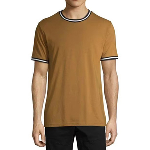 เสื้อยืดผ้าไหมแขนสั้นผู้ชาย สีพื้น ใส่สบาย ทรงหลวม เรียบง่าย สำหรับขายออนไลน์ - Product Image 2