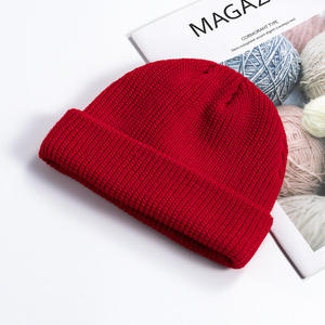 Unisex Rib Knit 100% <b>Wool</b> <b>Beanie</b> Cozy Adjustable Winter Hat Custom Embroidery OEM Private Label Wholesale Supplier - Product Image 2