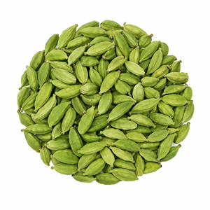 Gousse de cardamome verte Alleppey de qualité supérieure, 8 mm, épaisse, naturelle, entière, épice aromatique, fournisseur - Product Image 1