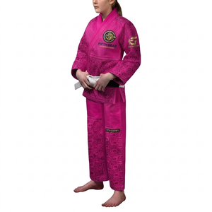 เครื่องแบบ BJJ GI สำหรับผู้หญิงชุดกิโมโน350gsm ผ้าทอสีมุกน้ำหนักเบาผ้าห่อตัวแบบบราซิลจูสึออกแบบโลโก้ได้ตามต้องการ - Product Image 6